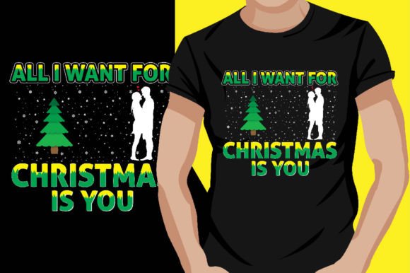 Couple Christmas T-Shirt Design Review for Embroidery