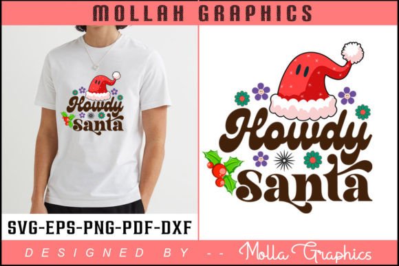Howdy Santa Groovy for Typography Design