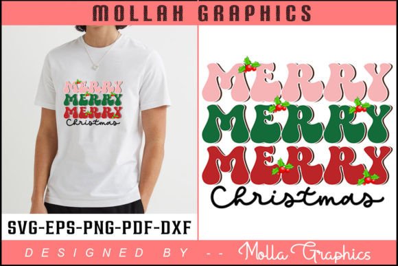 Merry Merry Merry Christmas Groovy