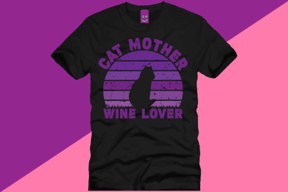 Vintage Cat T Shirt Design